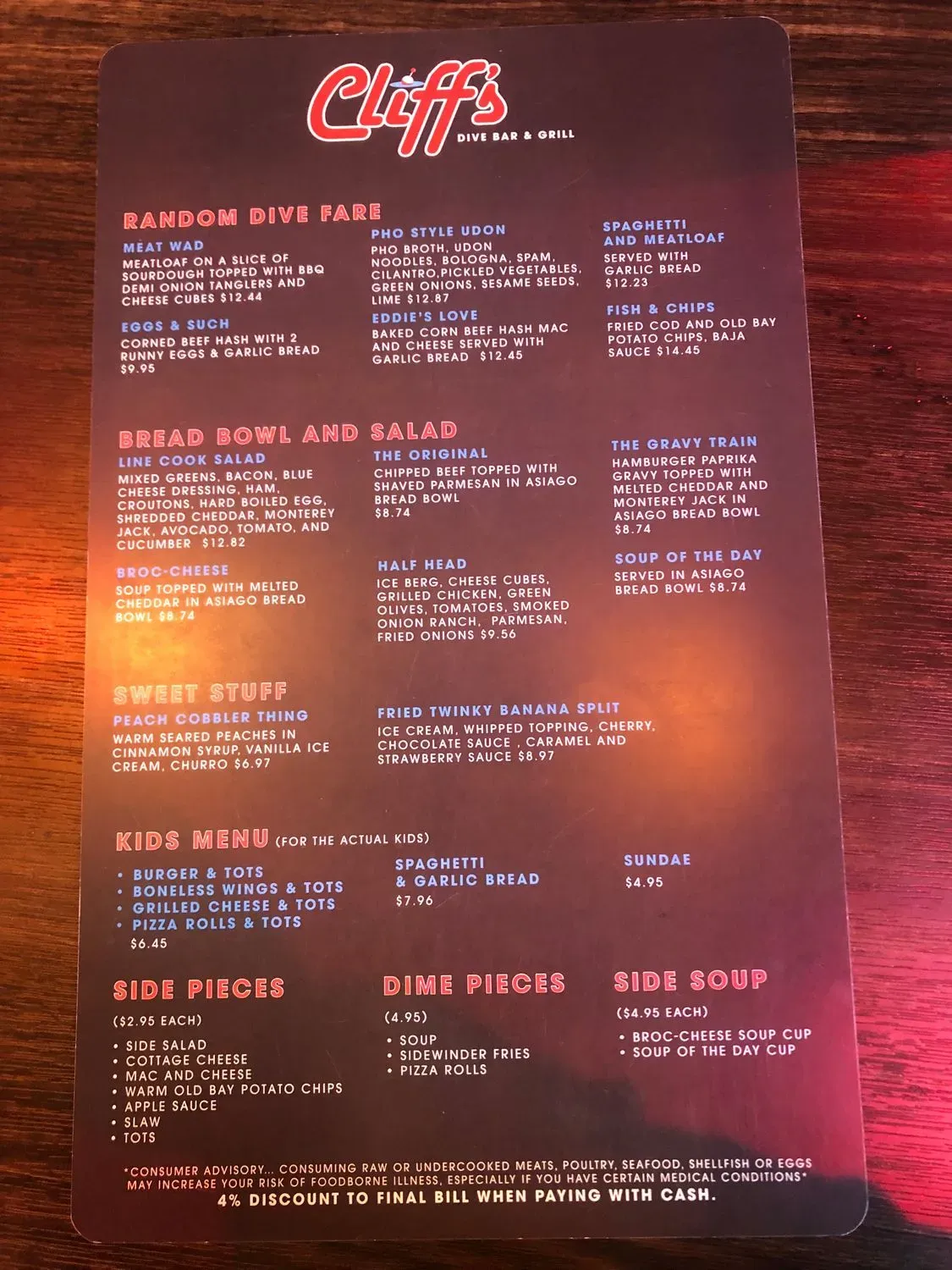 Menu 2