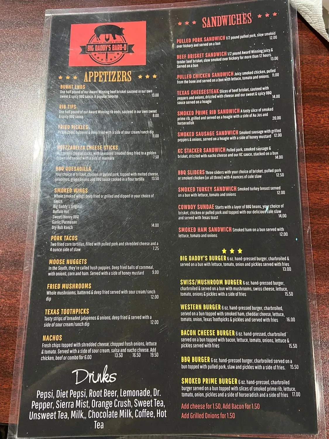 Menu 3