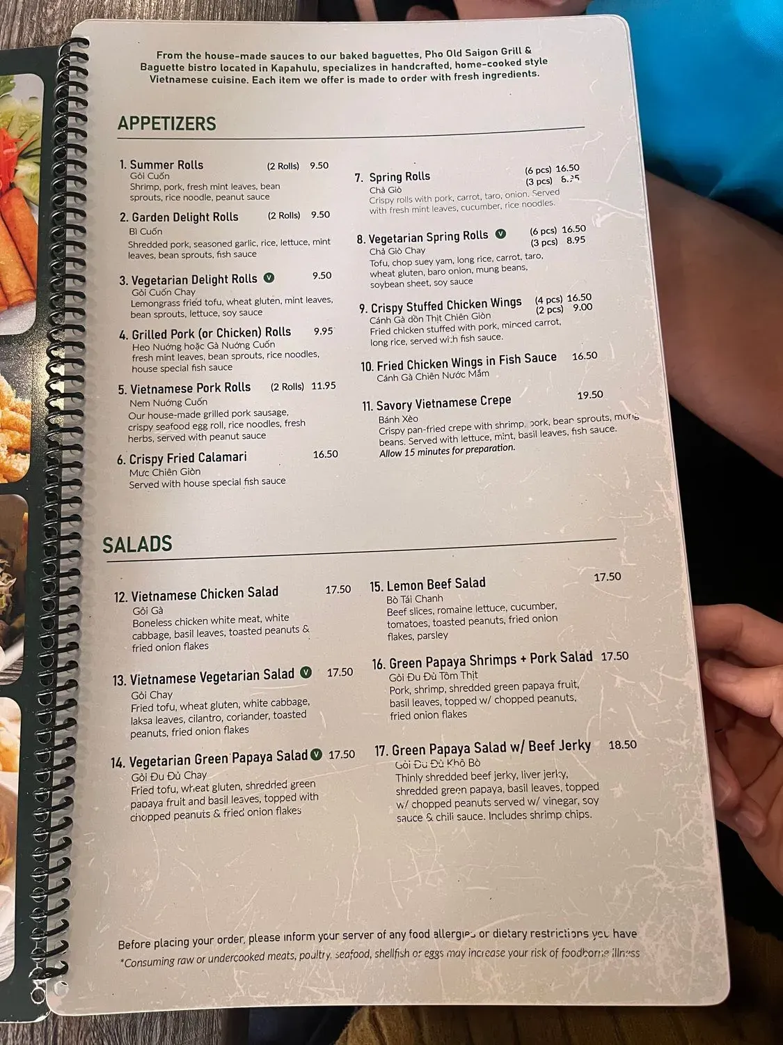 Menu 6