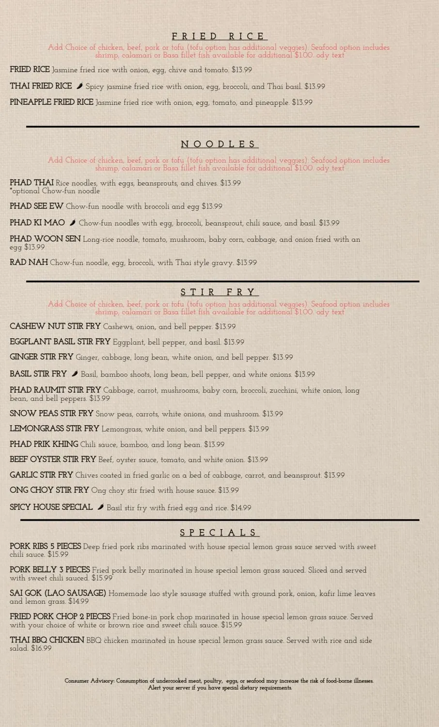 Menu 2