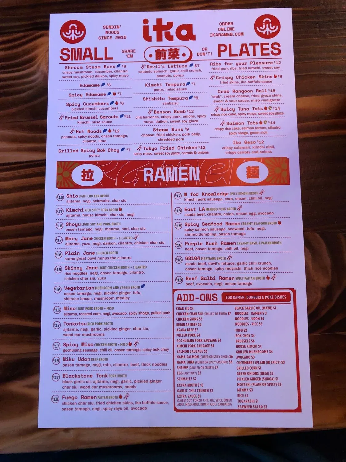 Menu 4