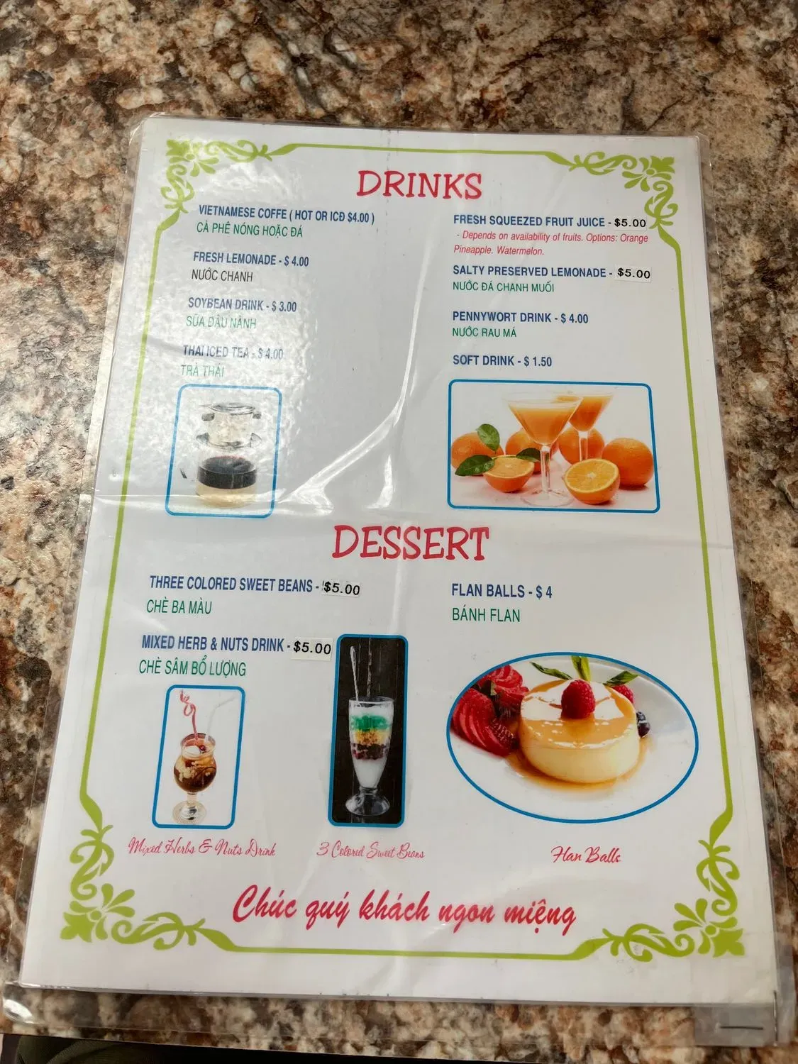 Menu 4