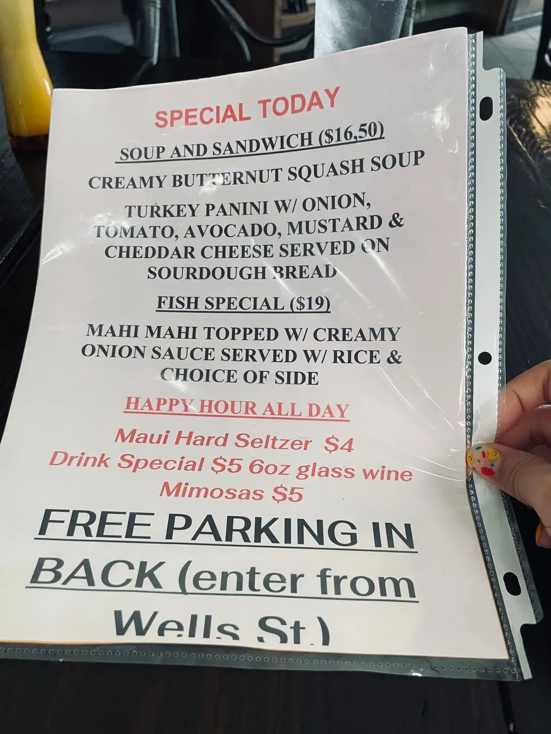 Menu 6