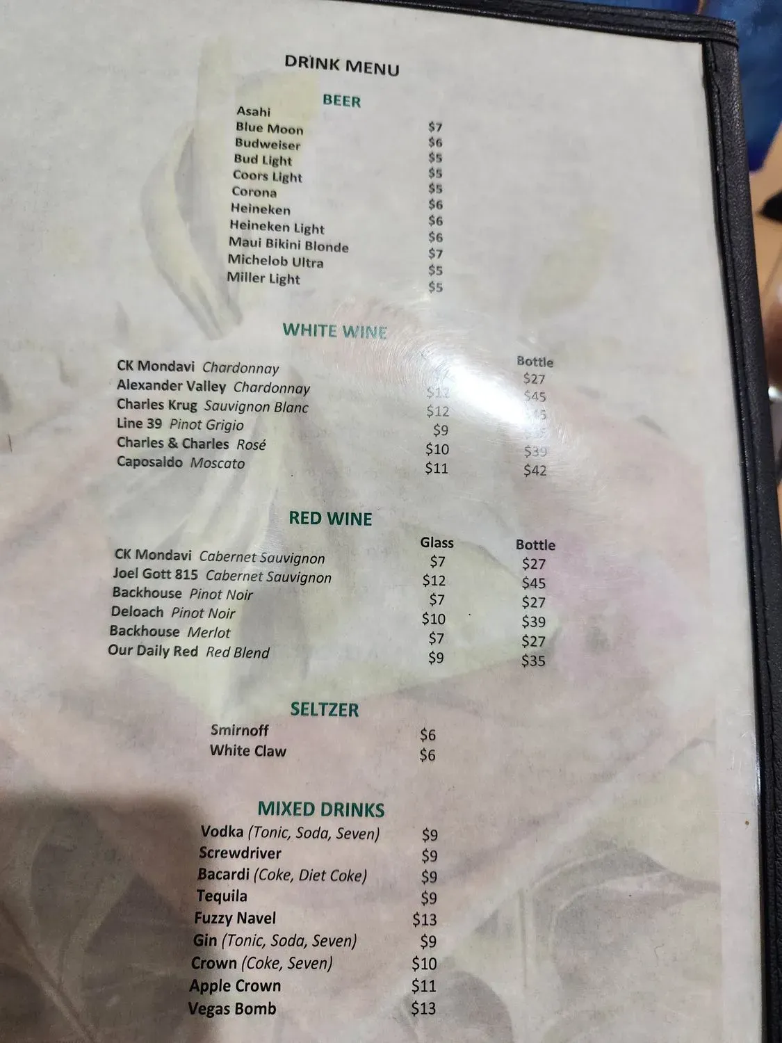 Menu 4