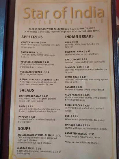 Menu 4