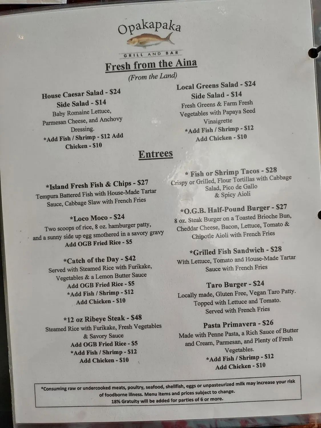 Menu 6