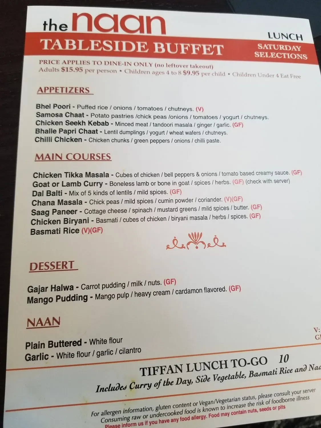 Menu 6