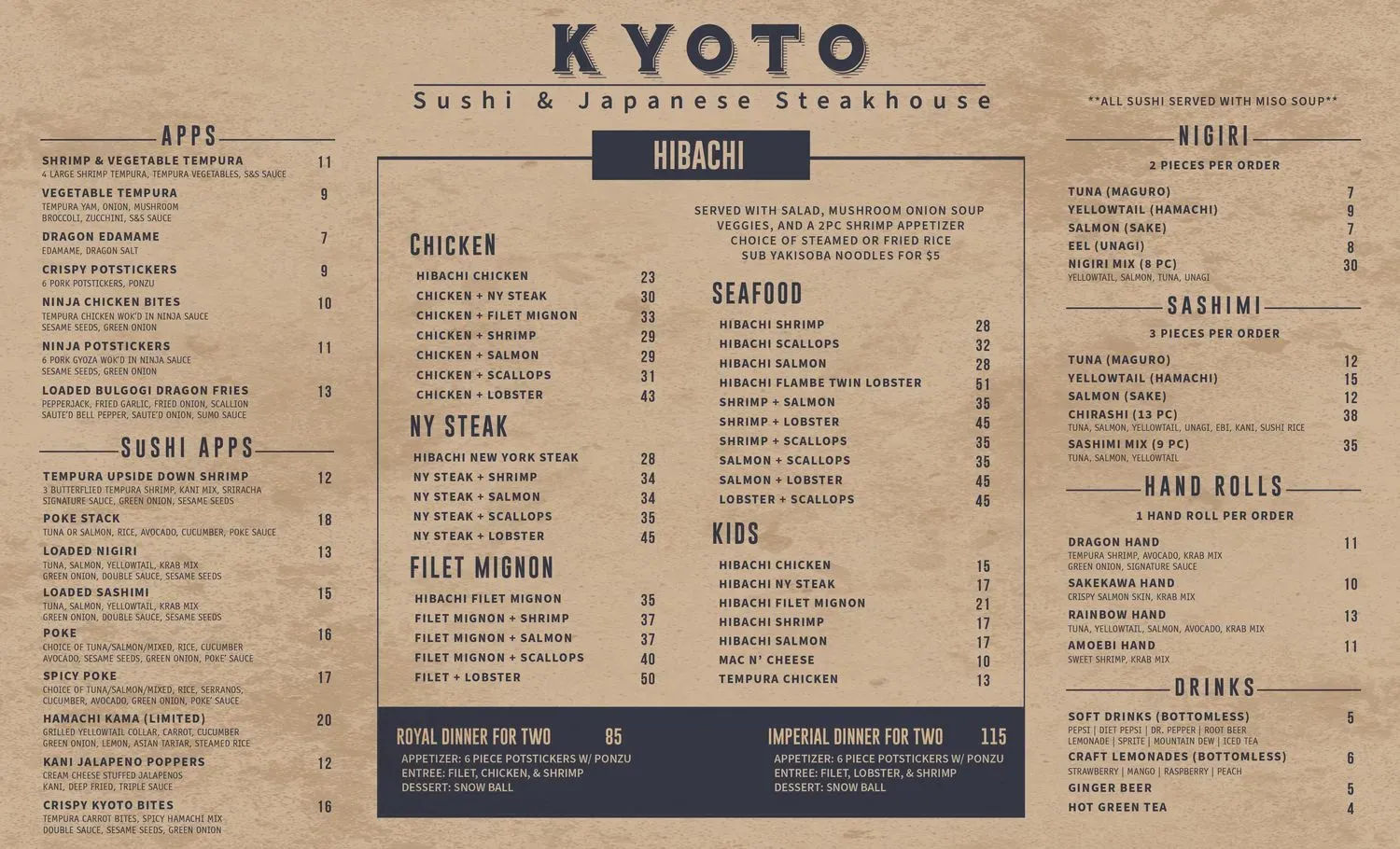 Menu 2