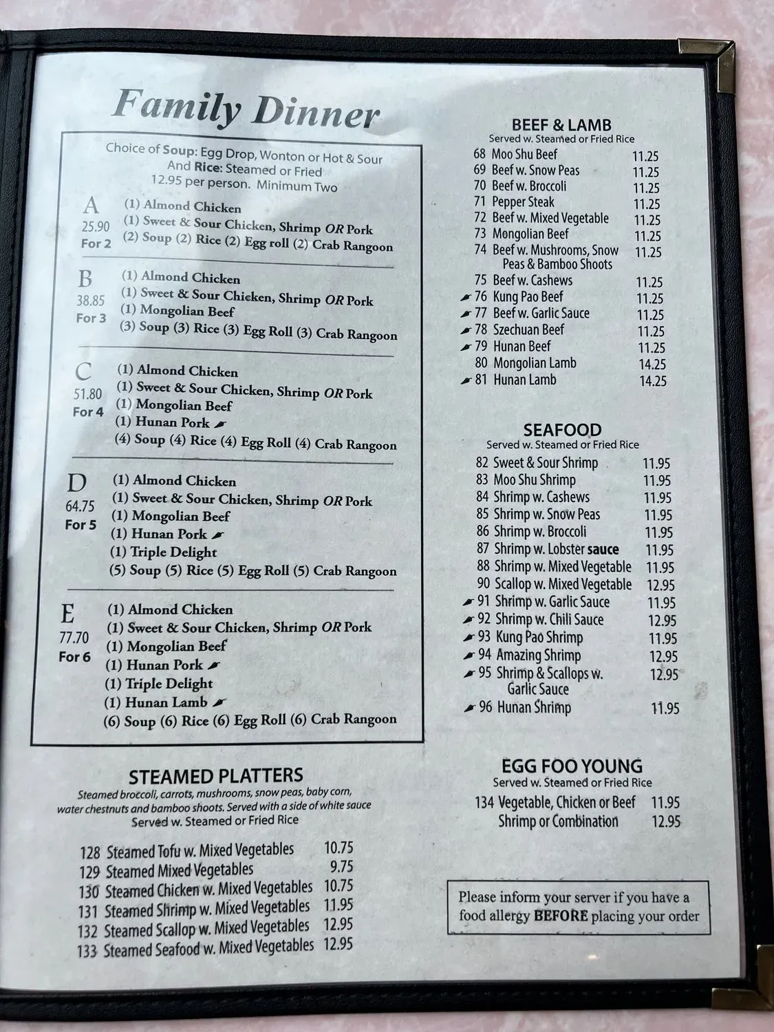 Menu 4