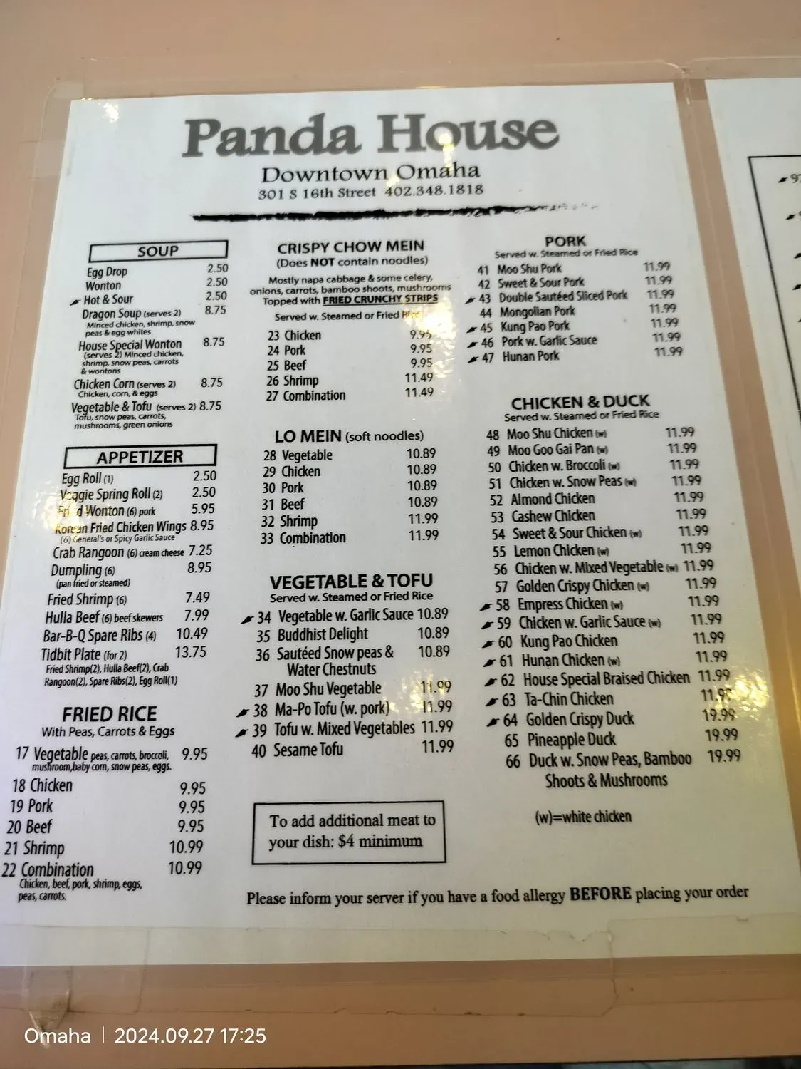 Menu 3