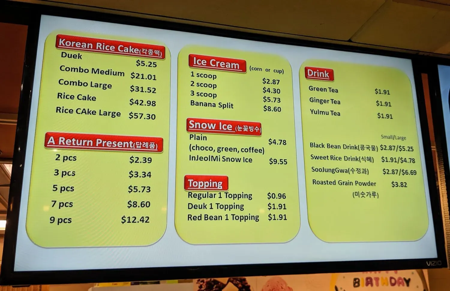 Menu 3