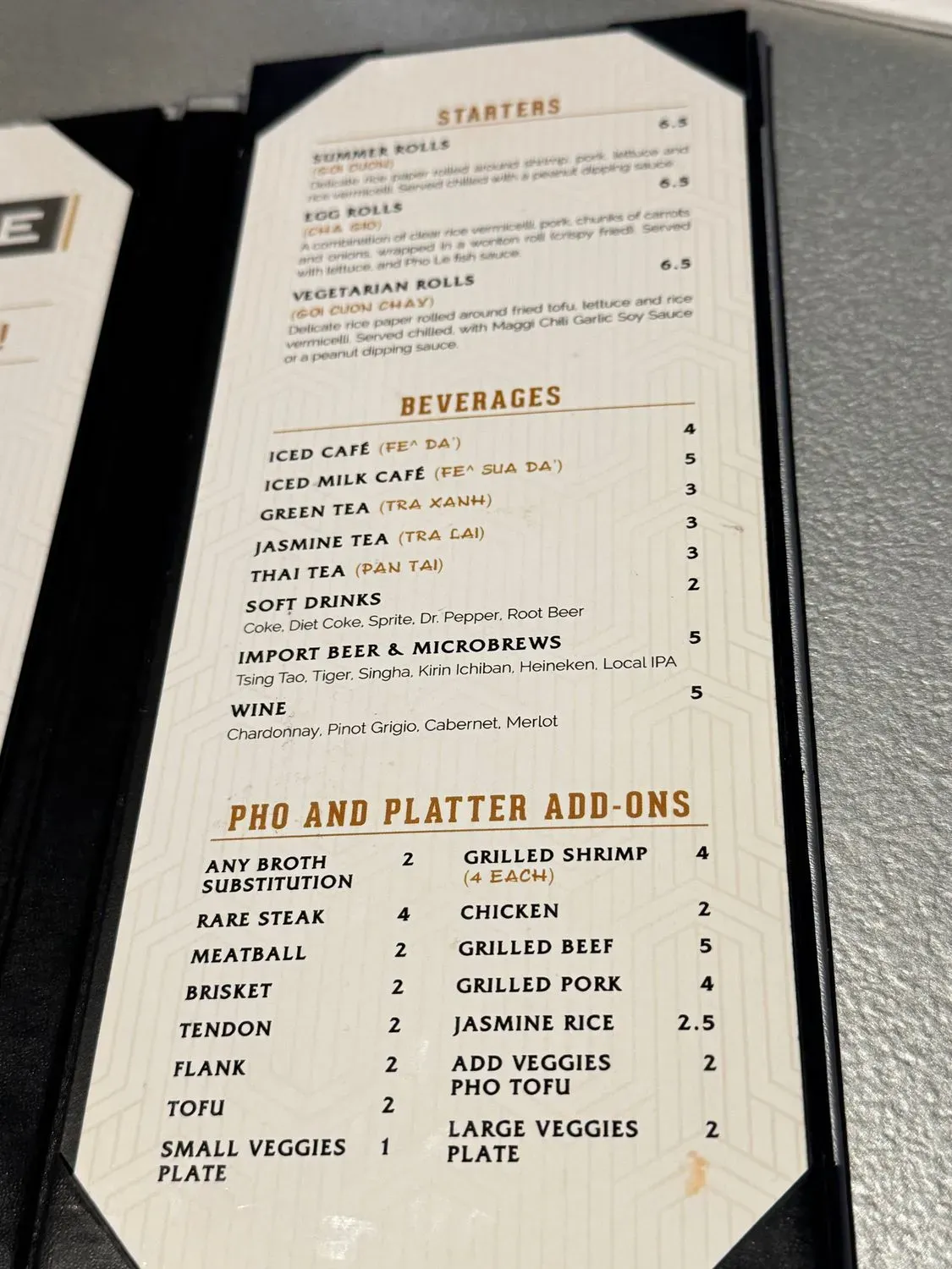 Menu 5