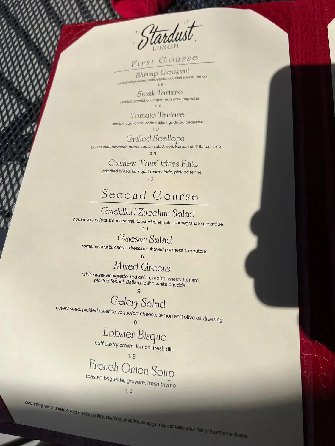 Menu 2