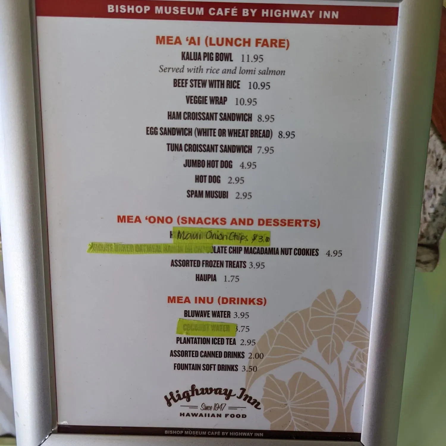 Menu 2