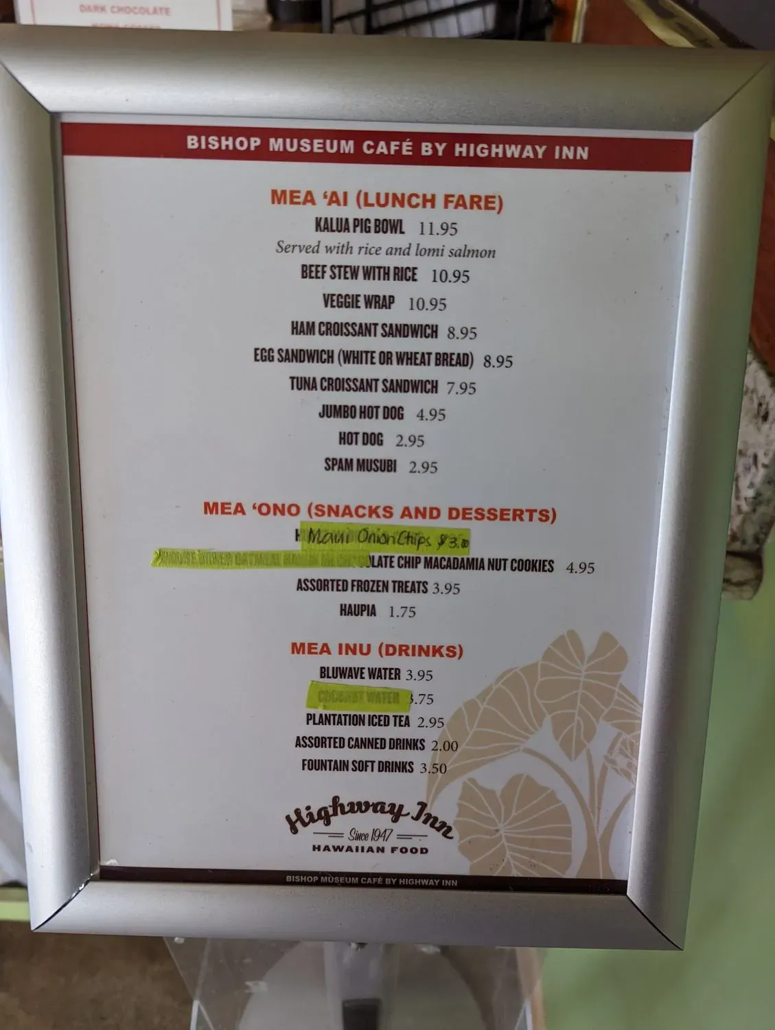 Menu 3