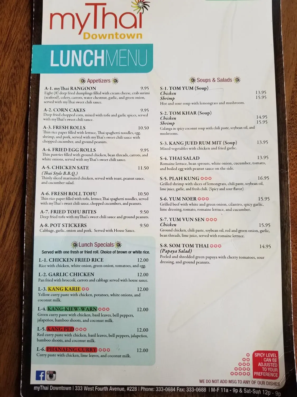 Menu 4