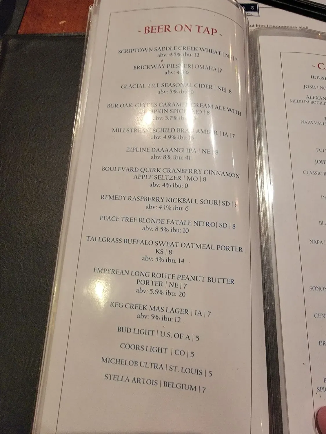 Menu 4