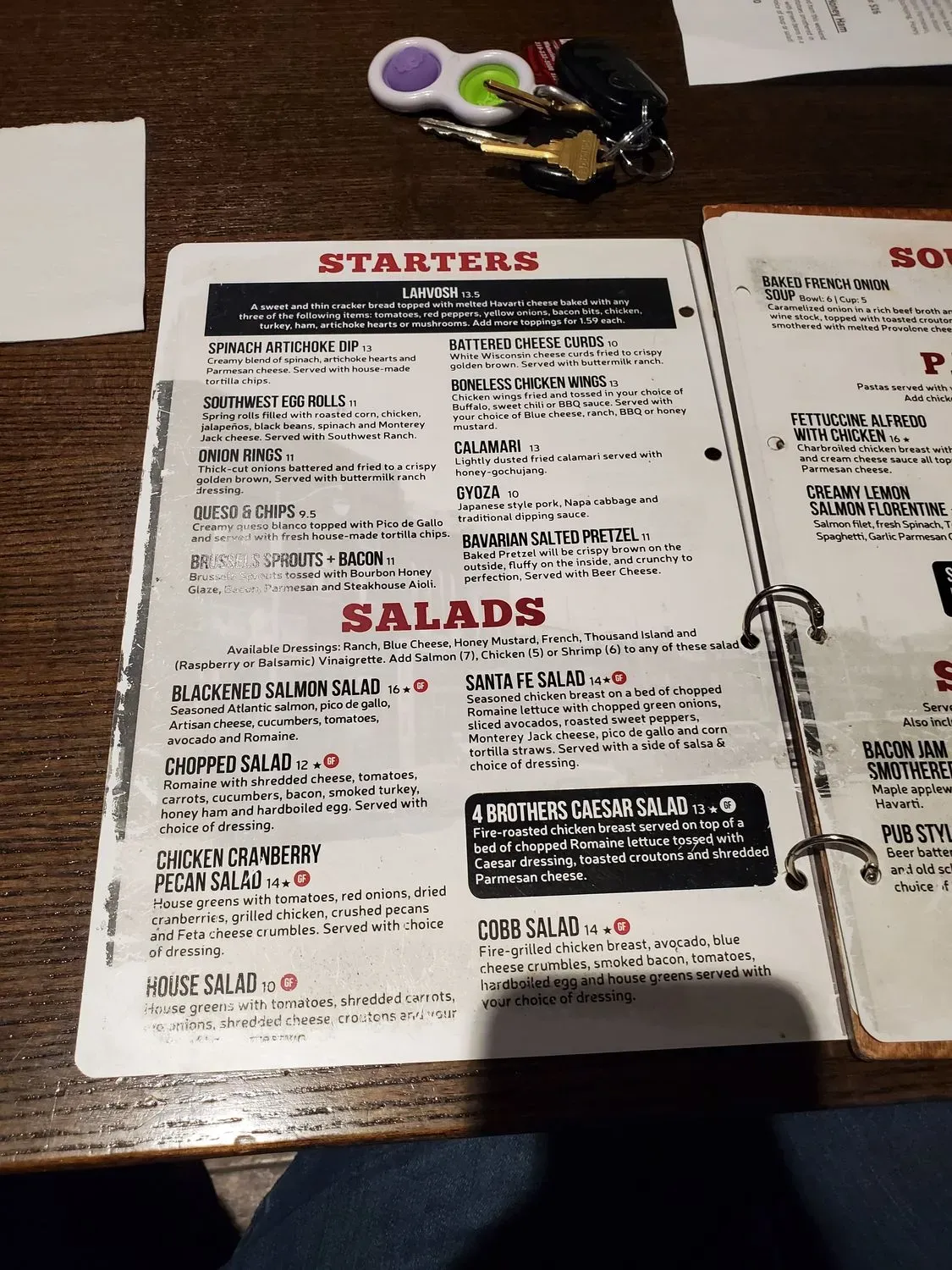 Menu 4