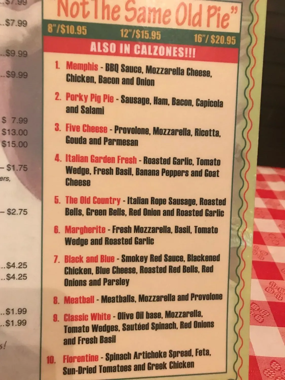 Menu 5