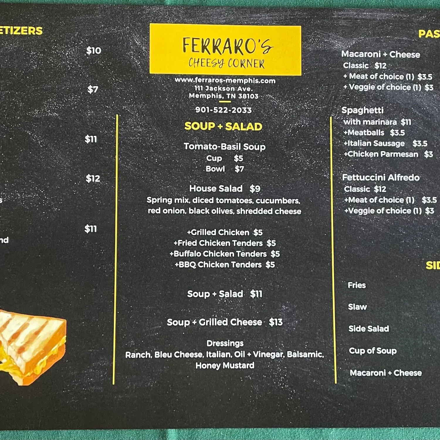 Menu 3