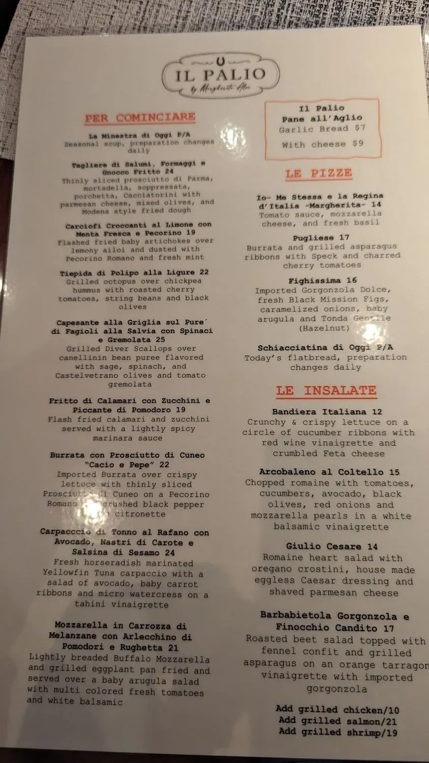 Menu 4