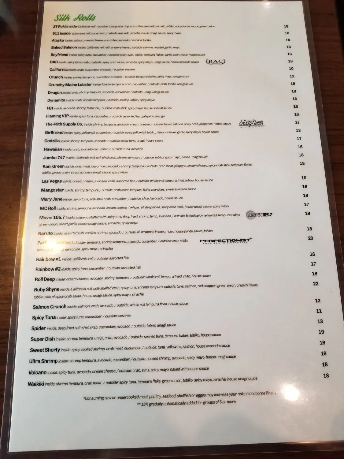 Menu 3