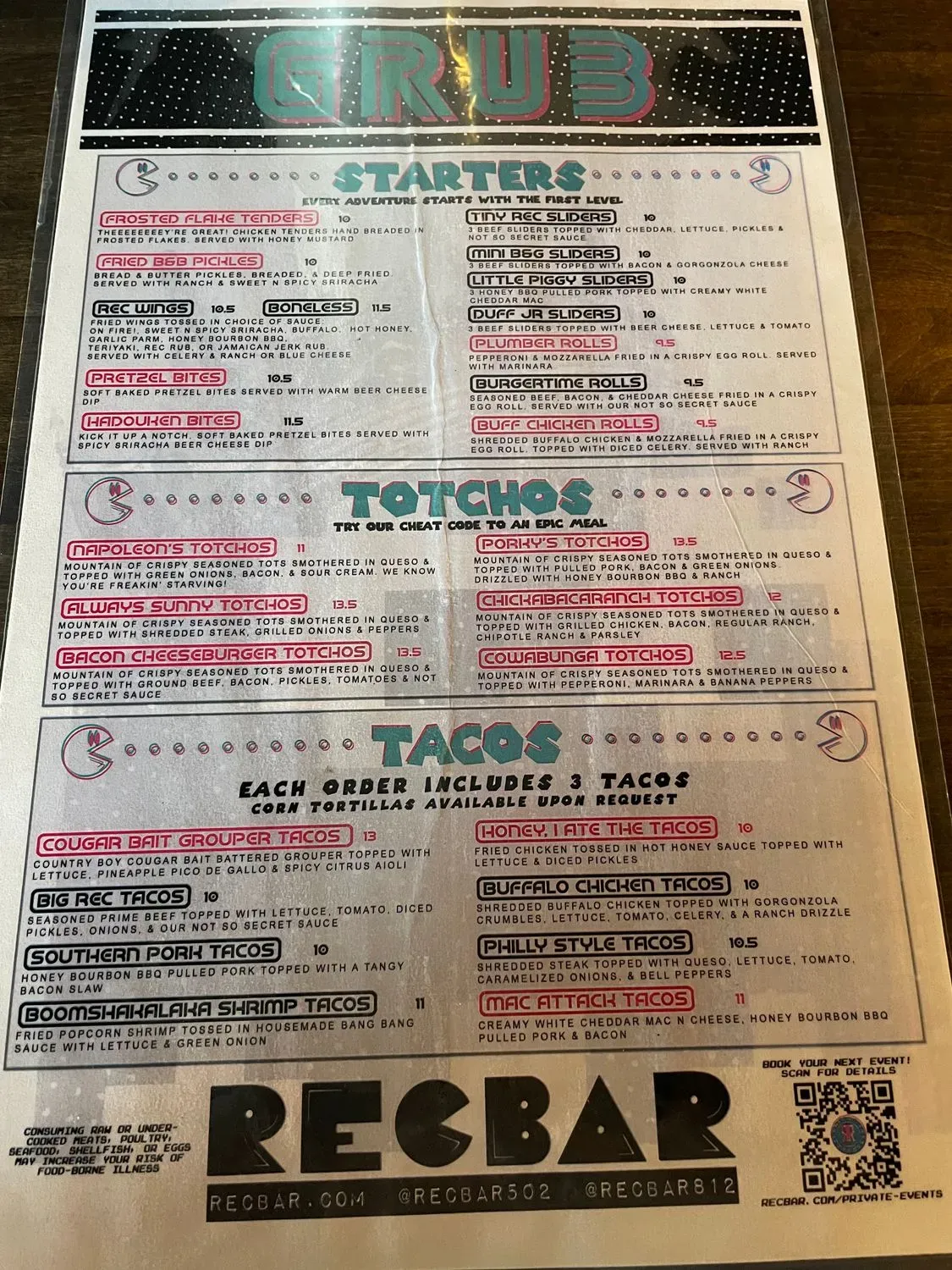 Menu 4