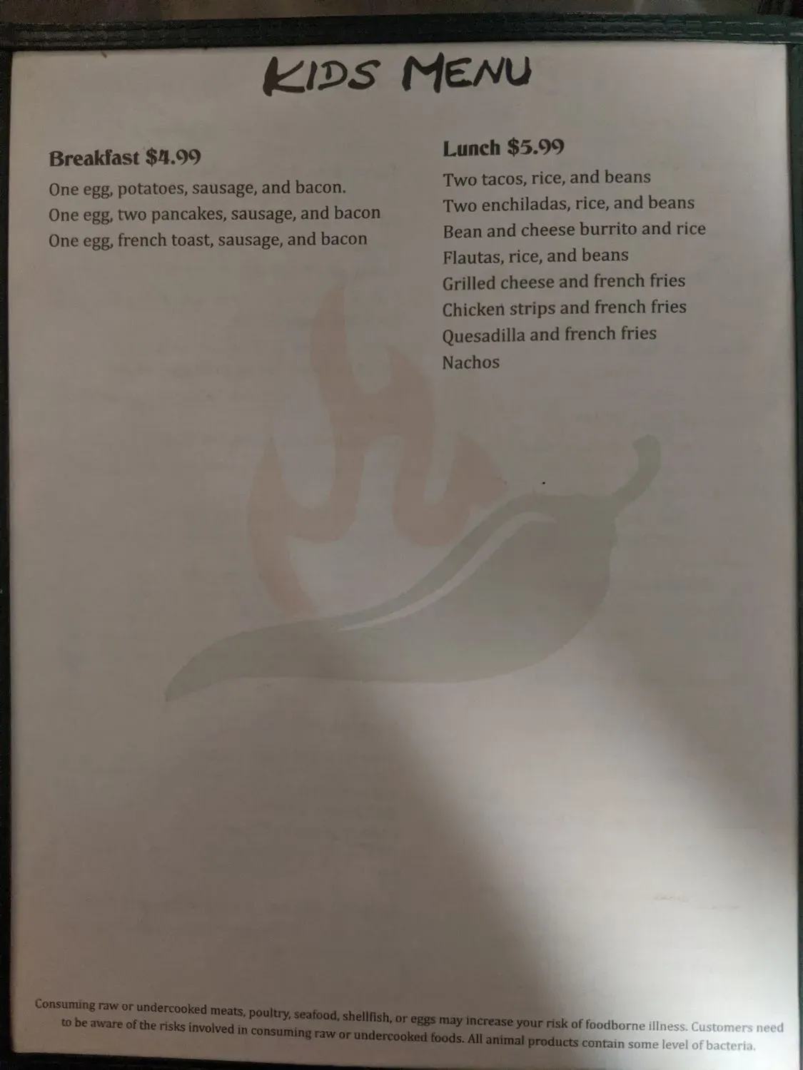 Menu 4