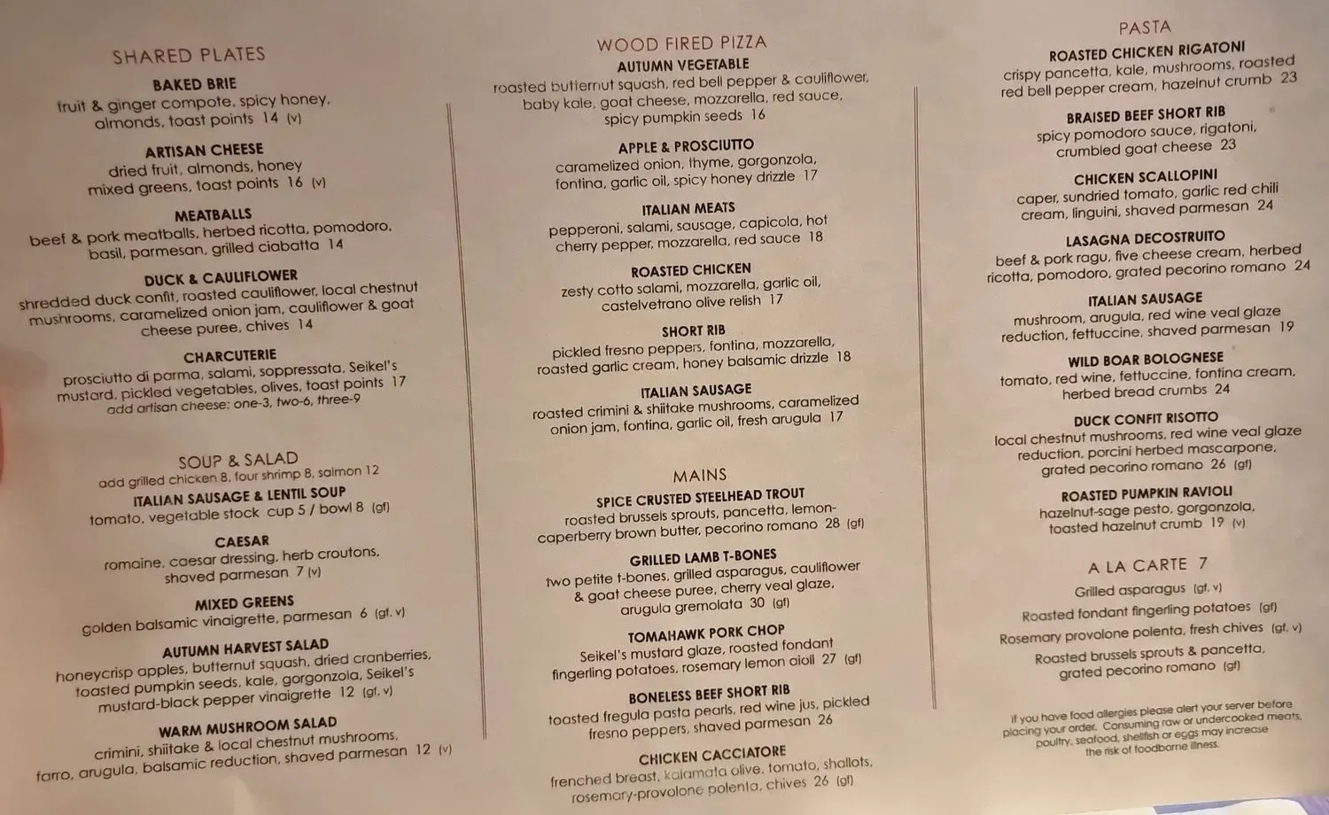 Menu 2