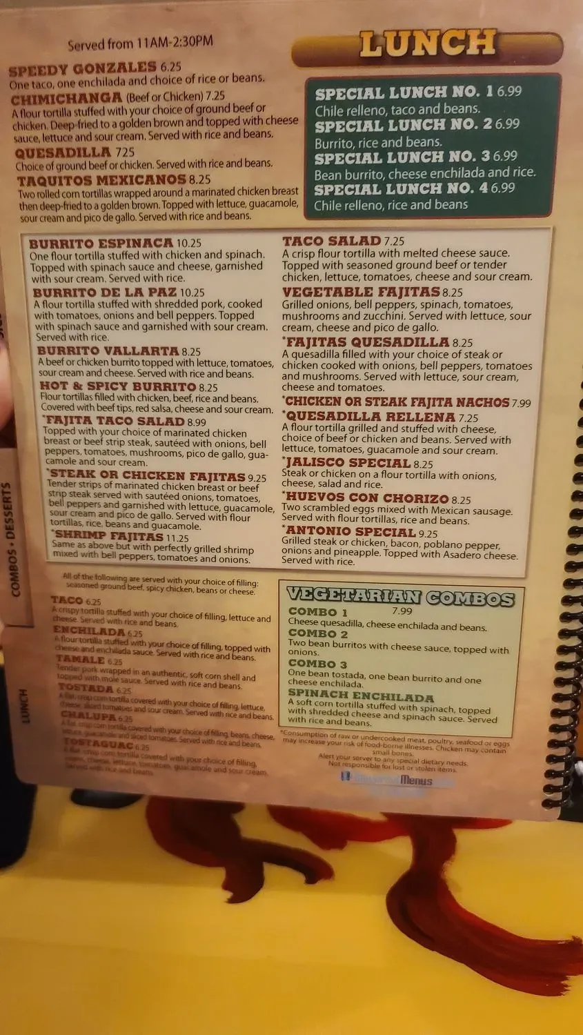 Menu 2