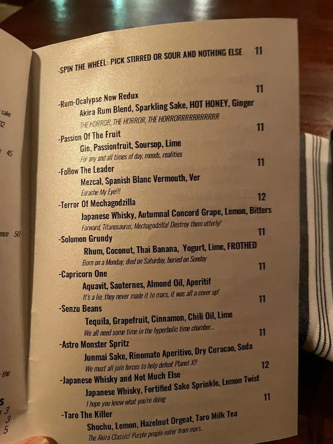 Menu 6