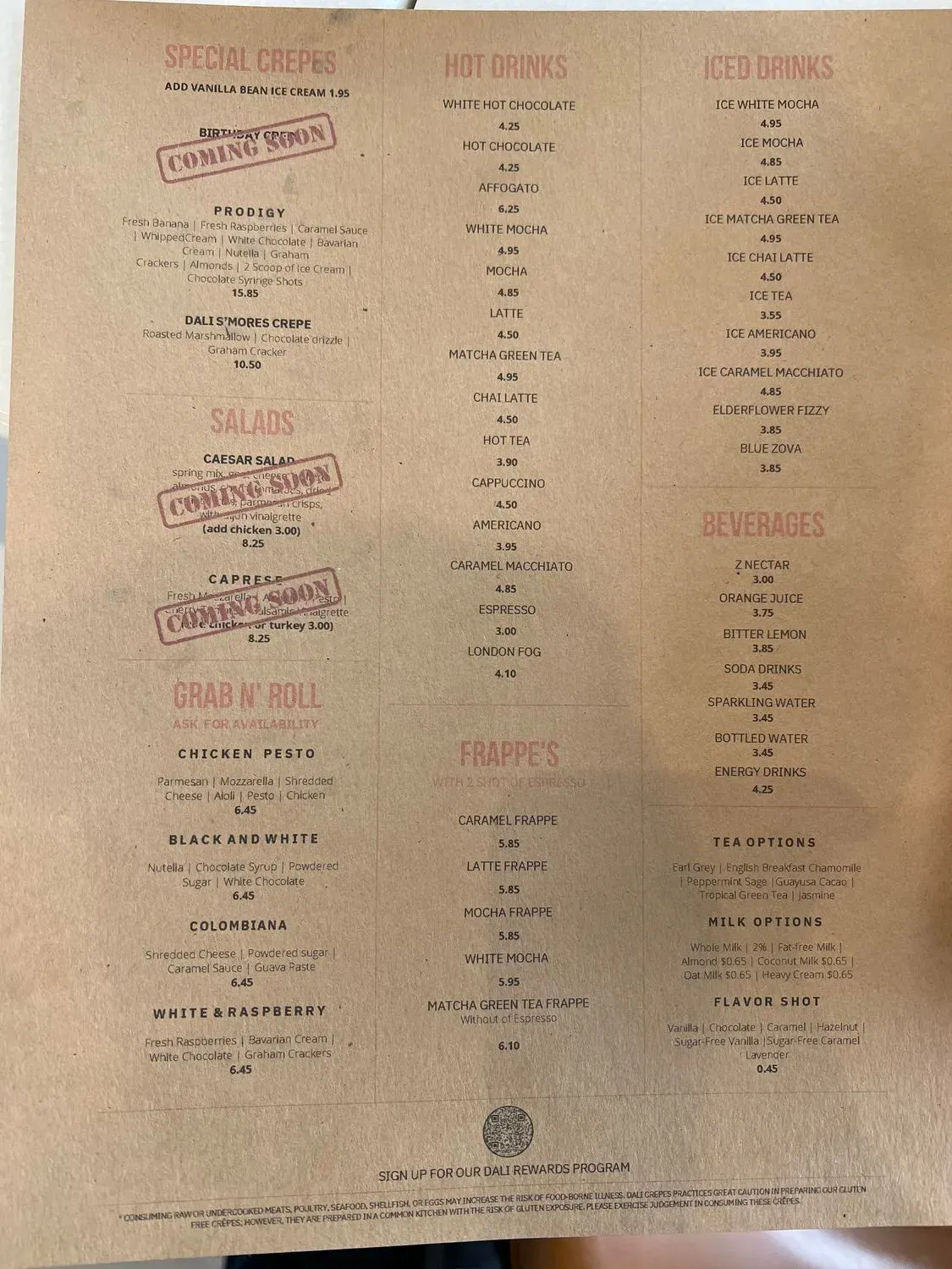 Menu 5