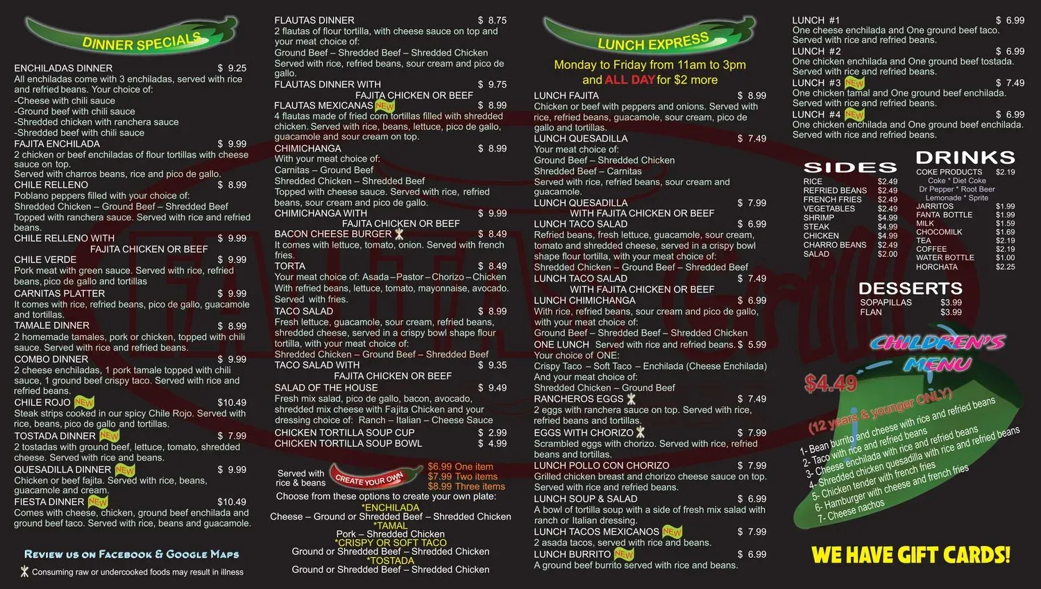 Menu 2