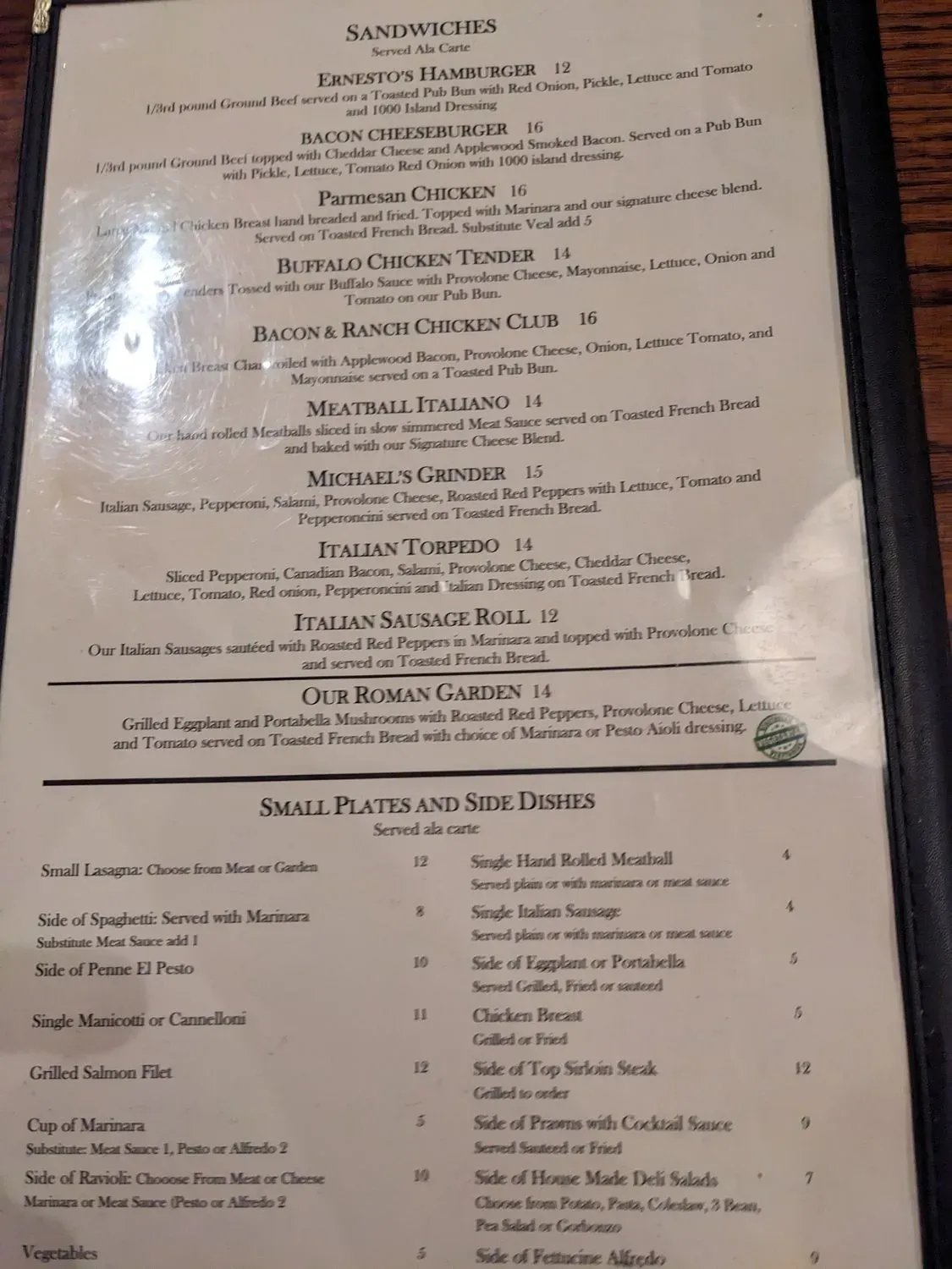 Menu 4