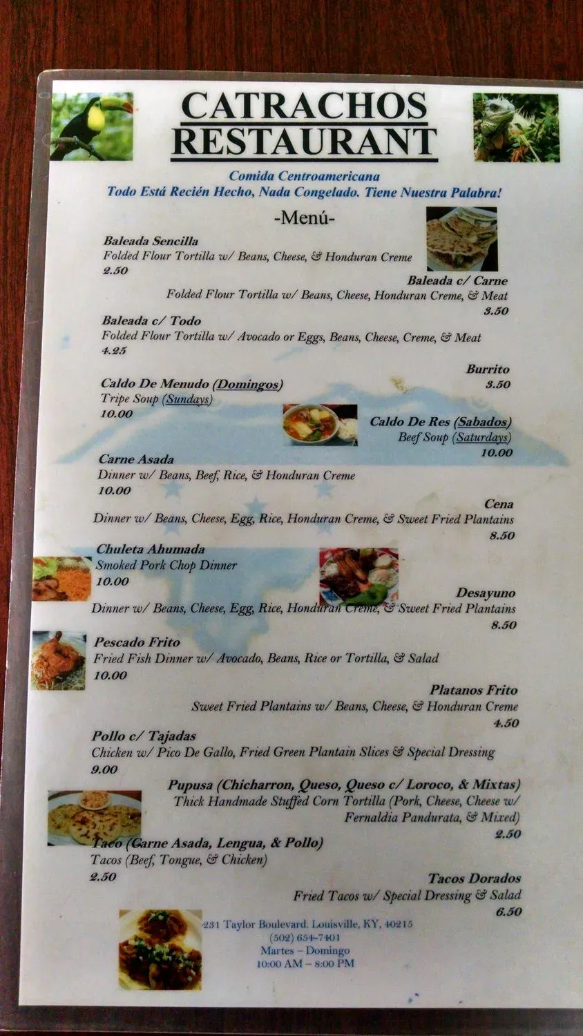 Menu 6