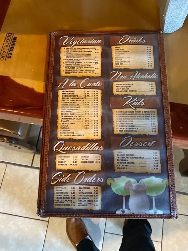 Sante Fe Mexican Restaurant Menu - Updated October 2025