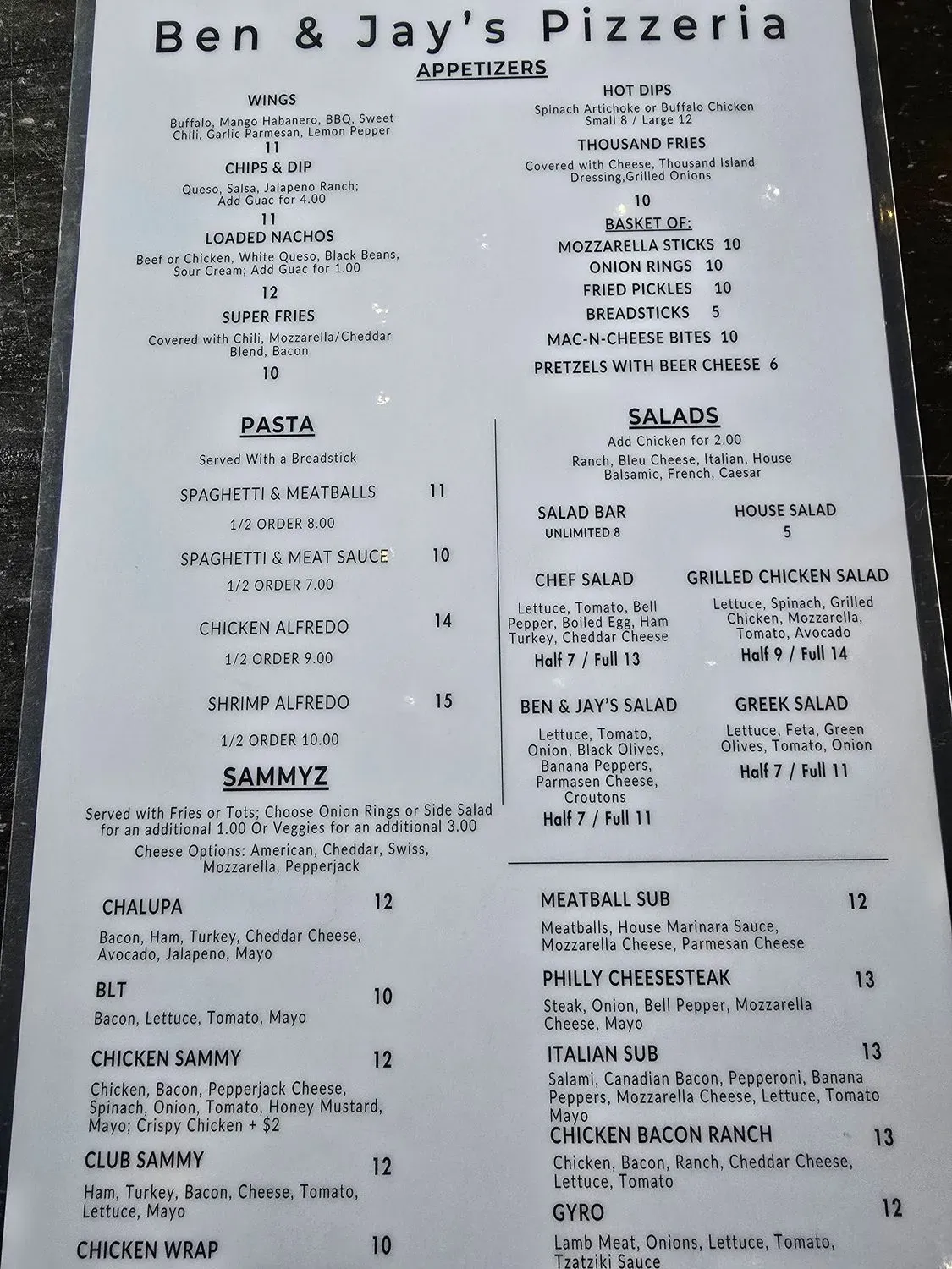Menu 6