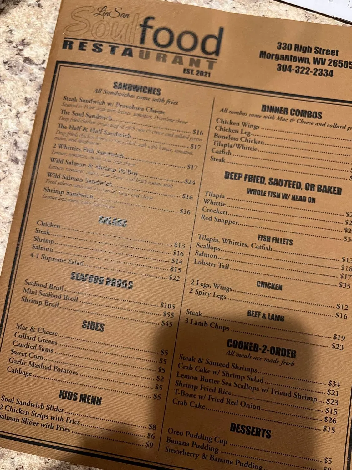 Menu 2