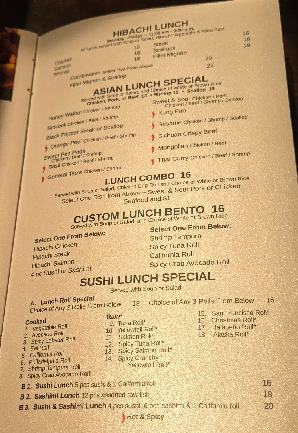 Menu 4