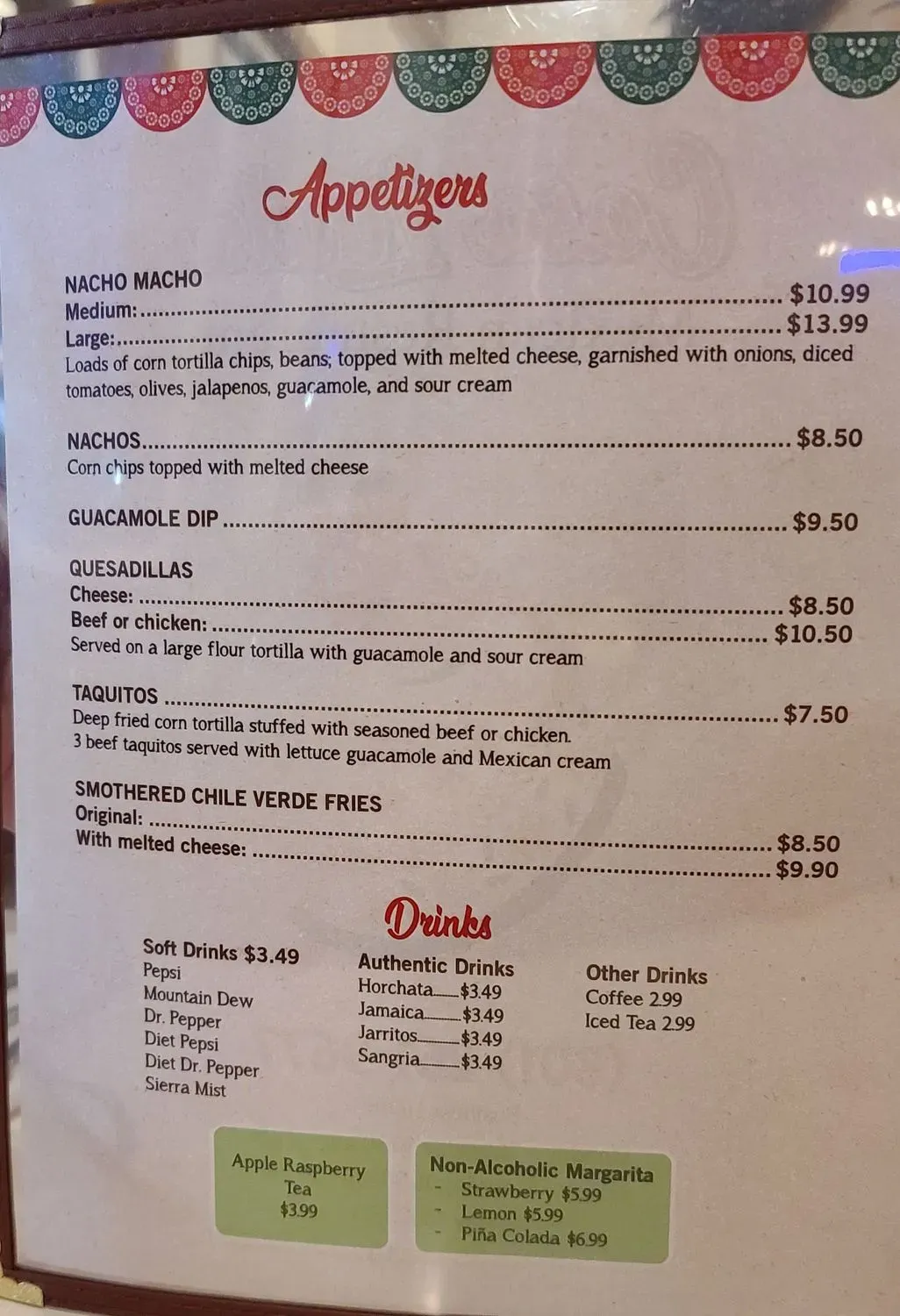 Menu 5