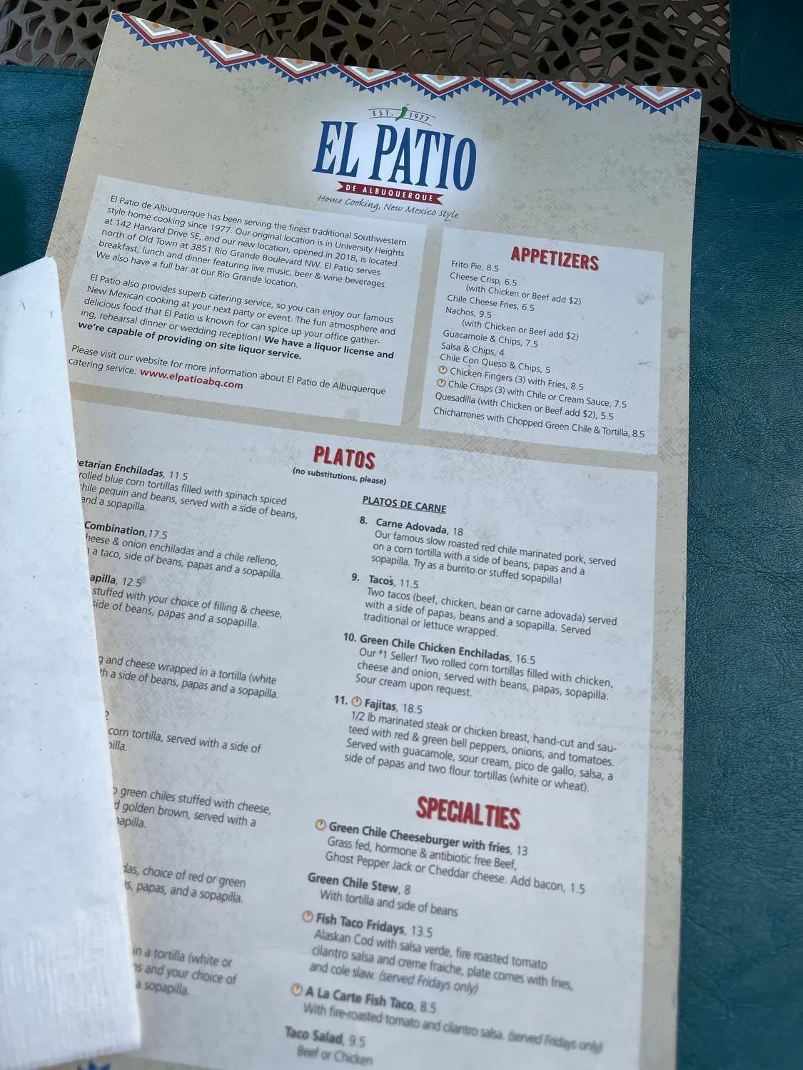 Menu 4