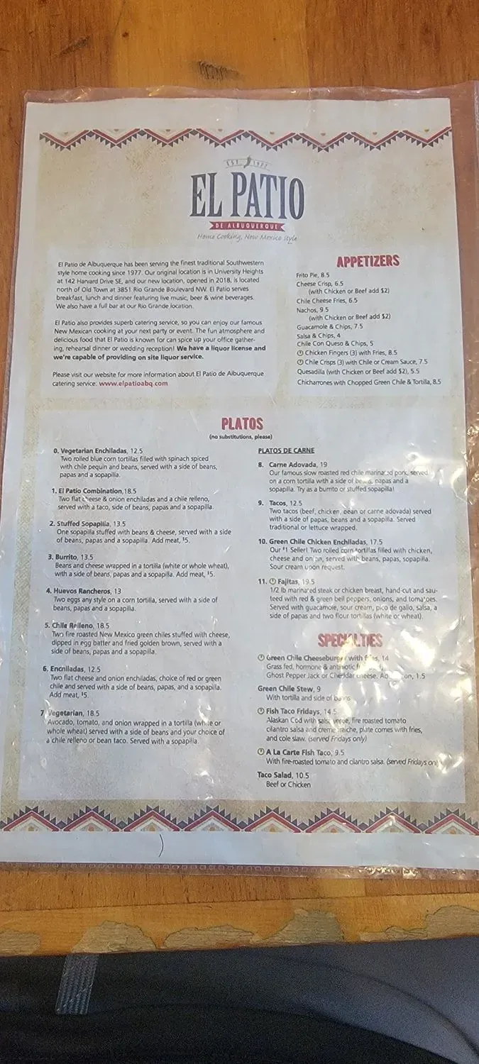 Menu 6