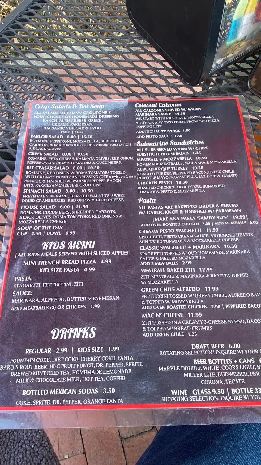 Menu 6