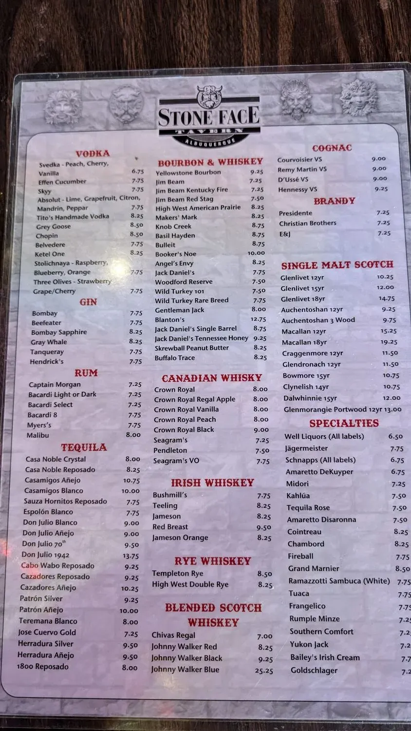 Menu 5