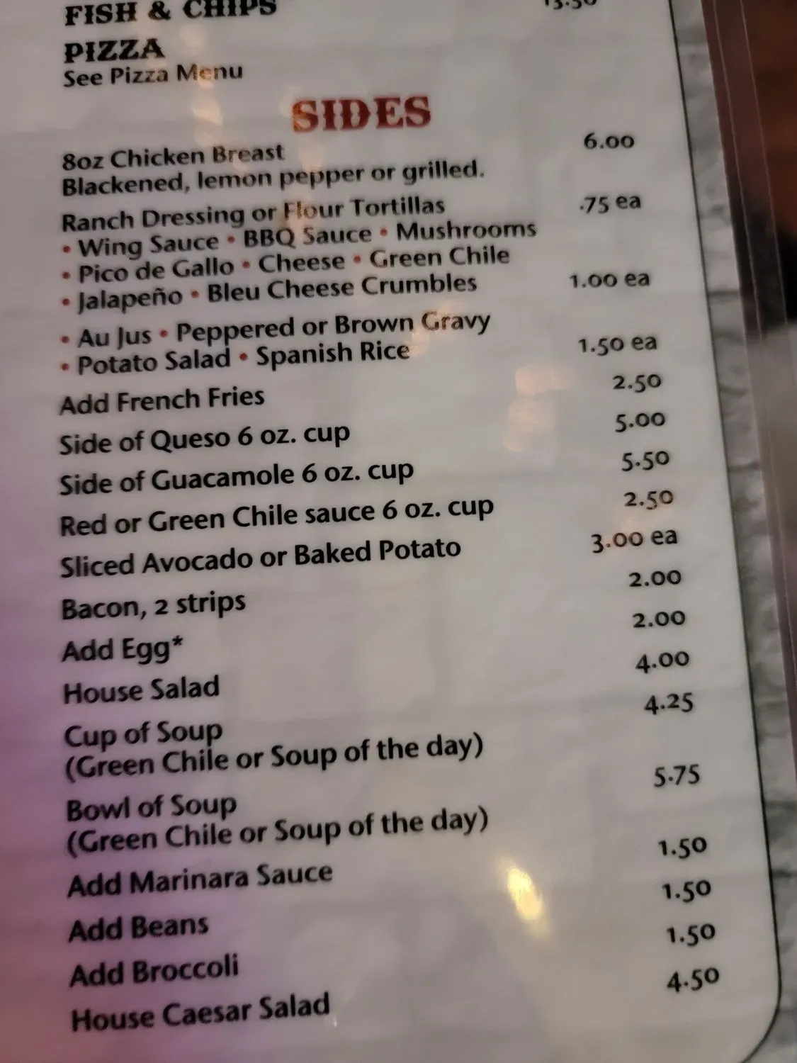 Menu 6