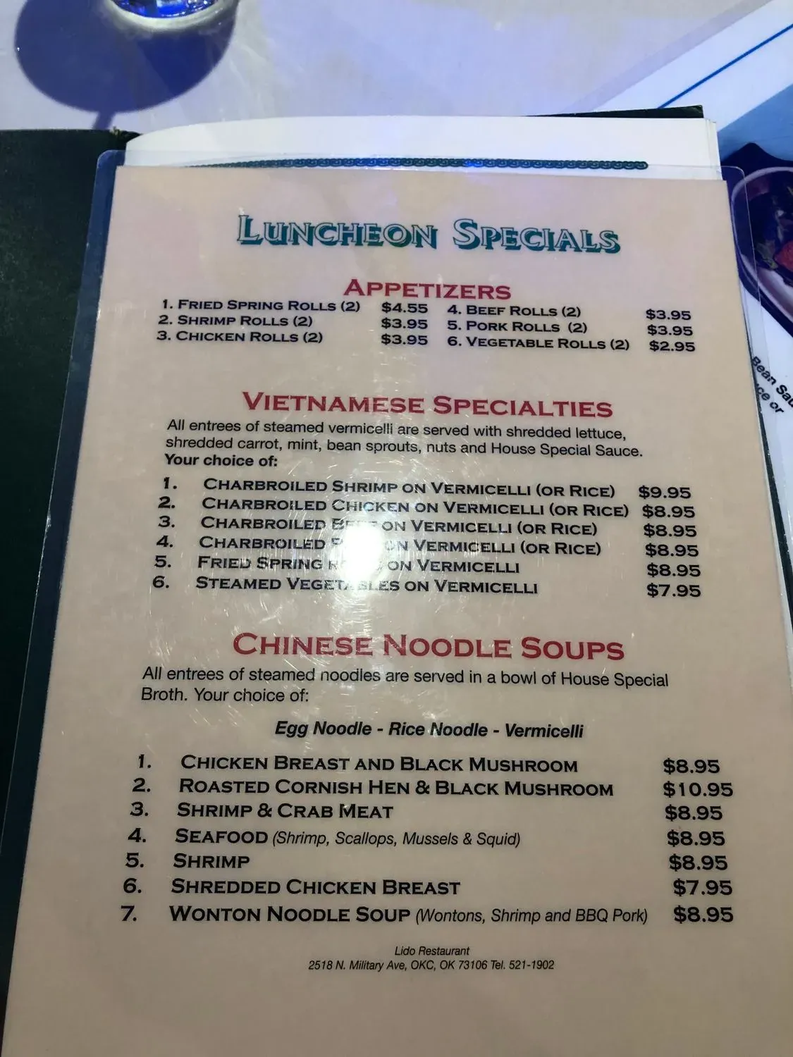 Menu 4