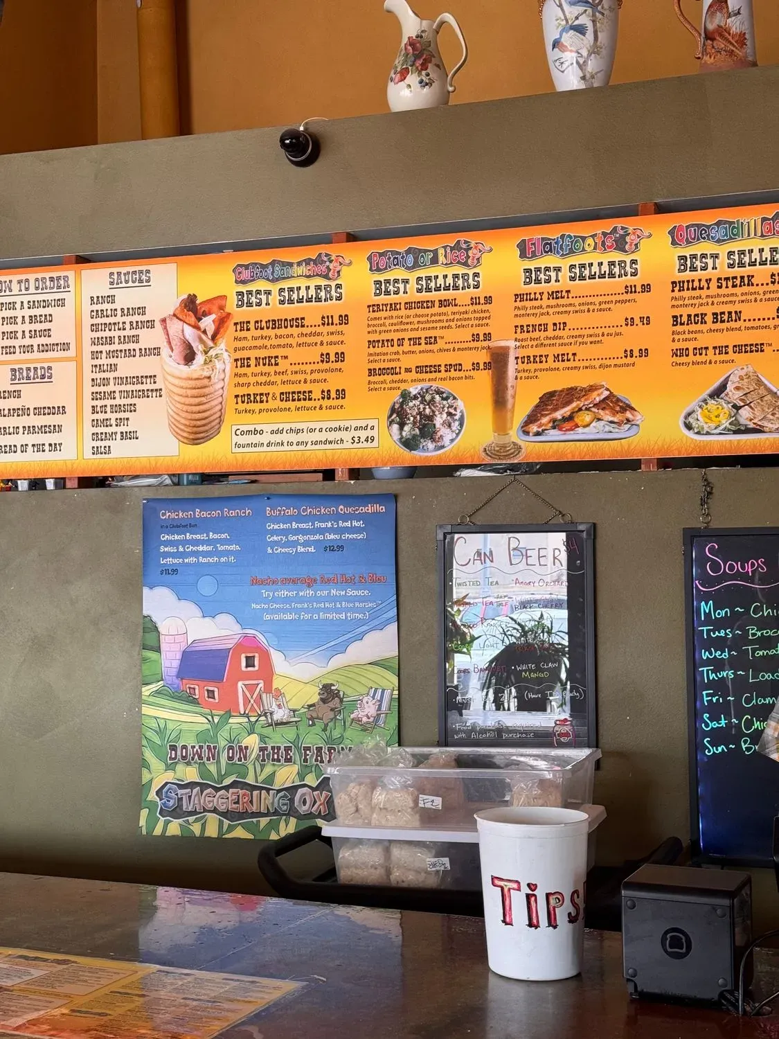 Staggering Ox Menu - Updated October 2025