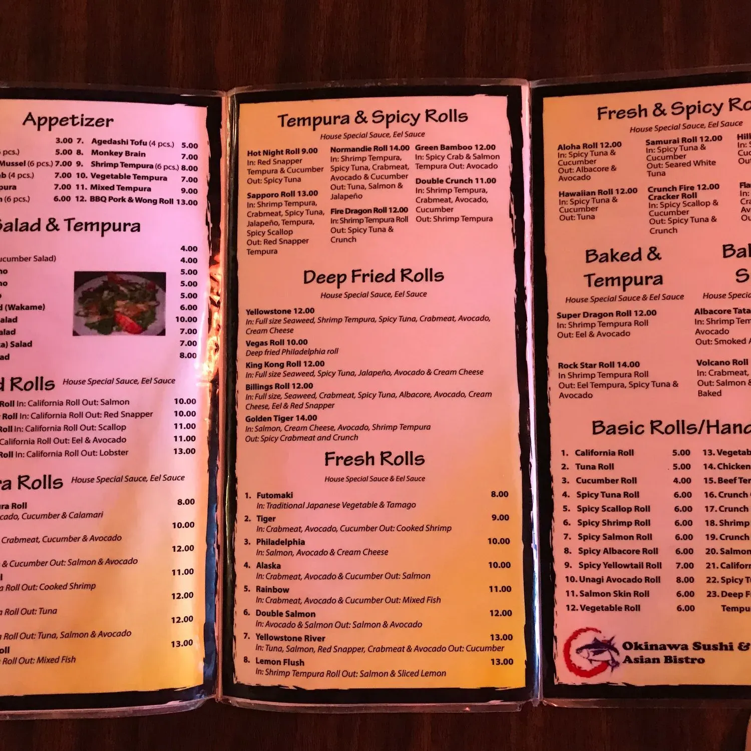 Menu 3