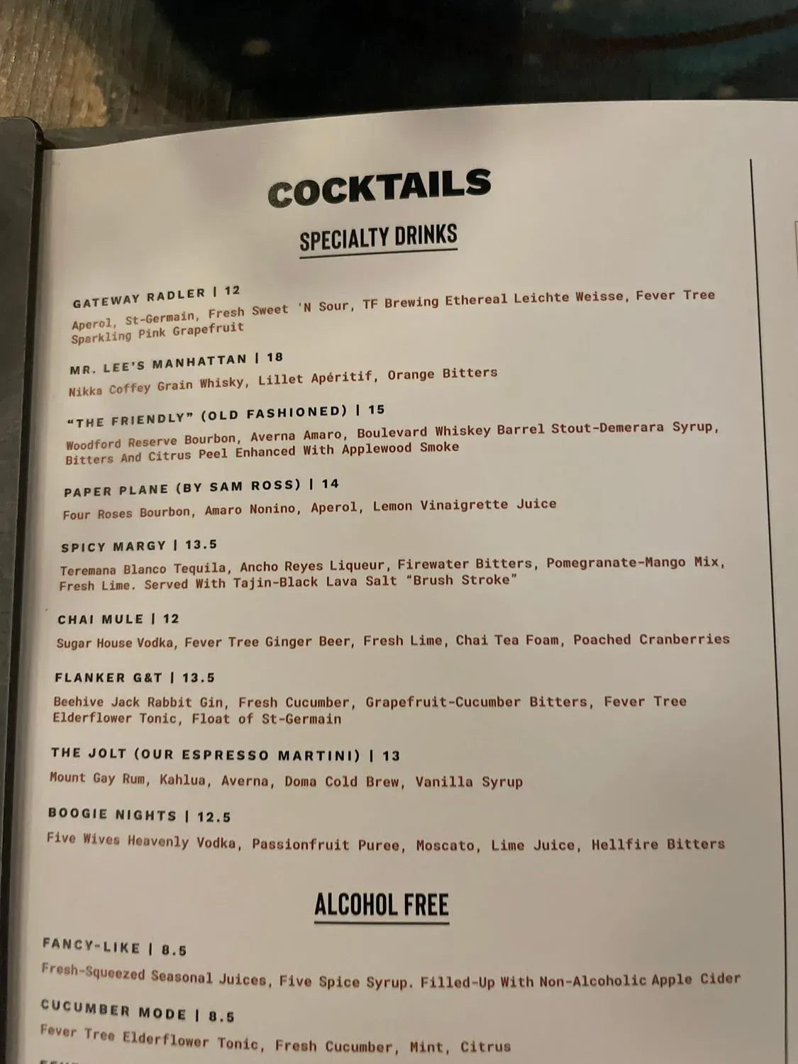 Menu 6