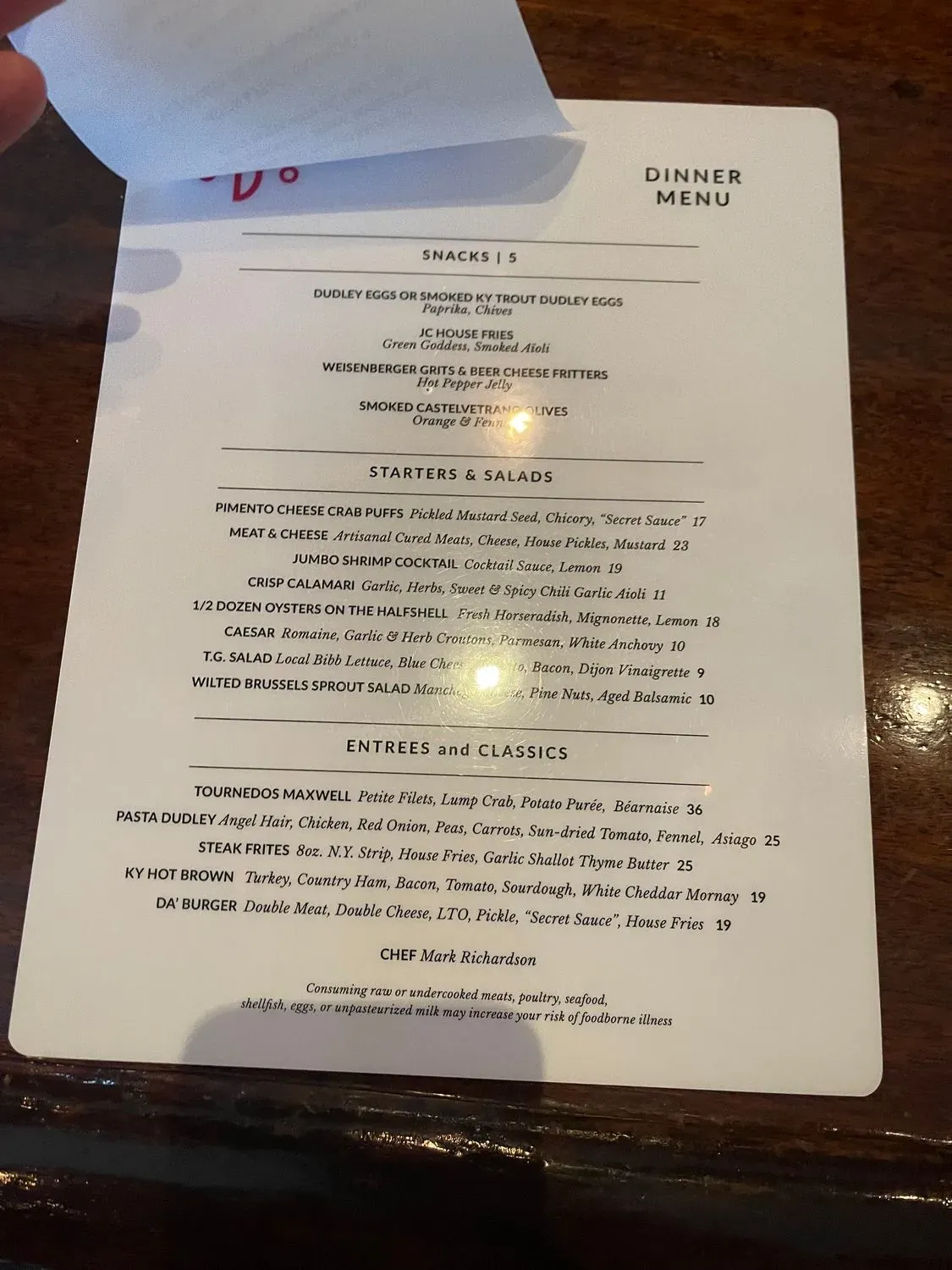 Menu 6